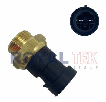 BULBO TERMOCONTACTO DE ELECTROVENTILADOR ROYALTEK  - TEMPERATURA 83/76 88/83 / AISLANTE NEGRO / FIAT DUCATO  --- OEM 46413969 7745216